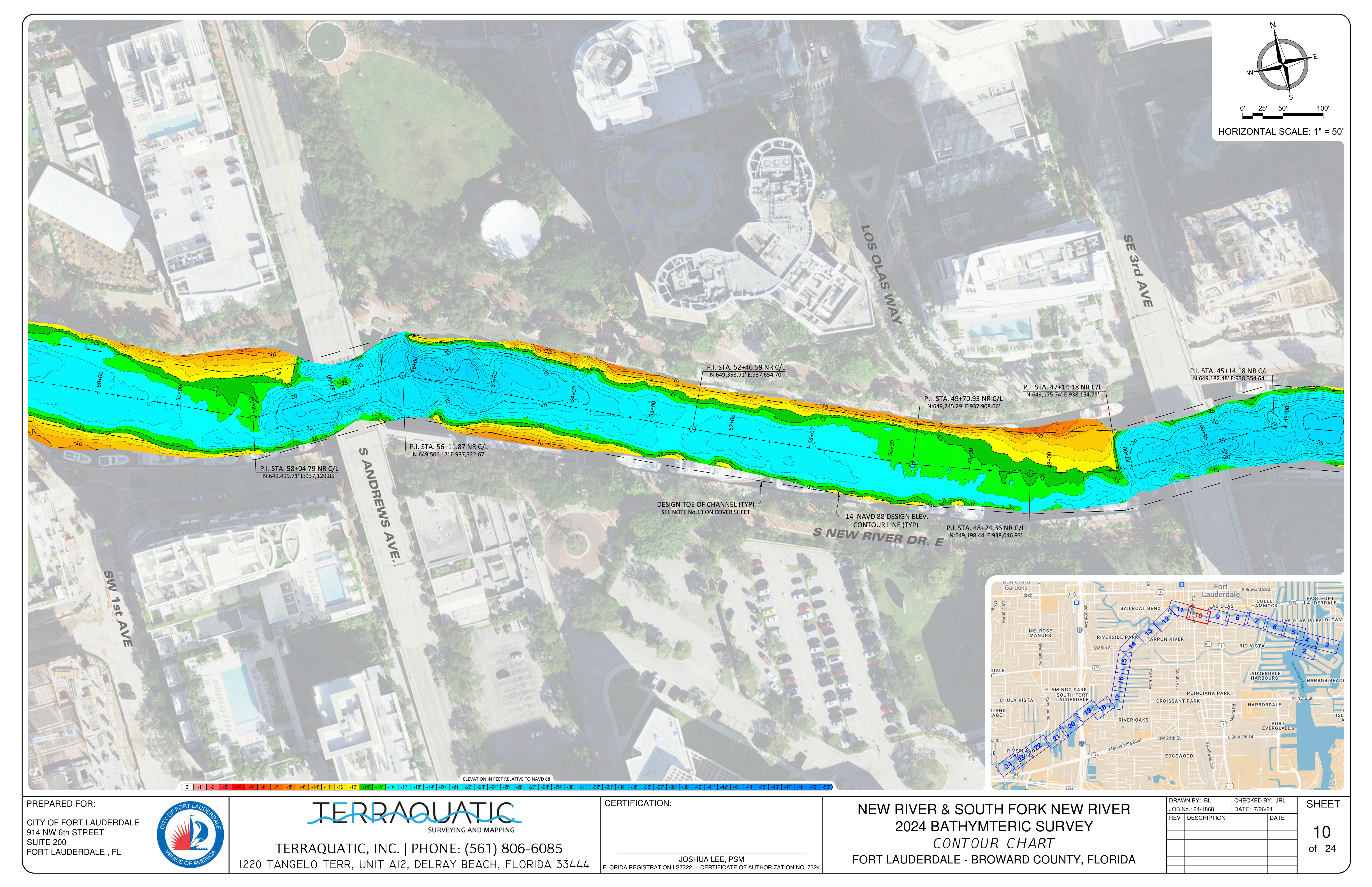 Bathymetry Sheet 10