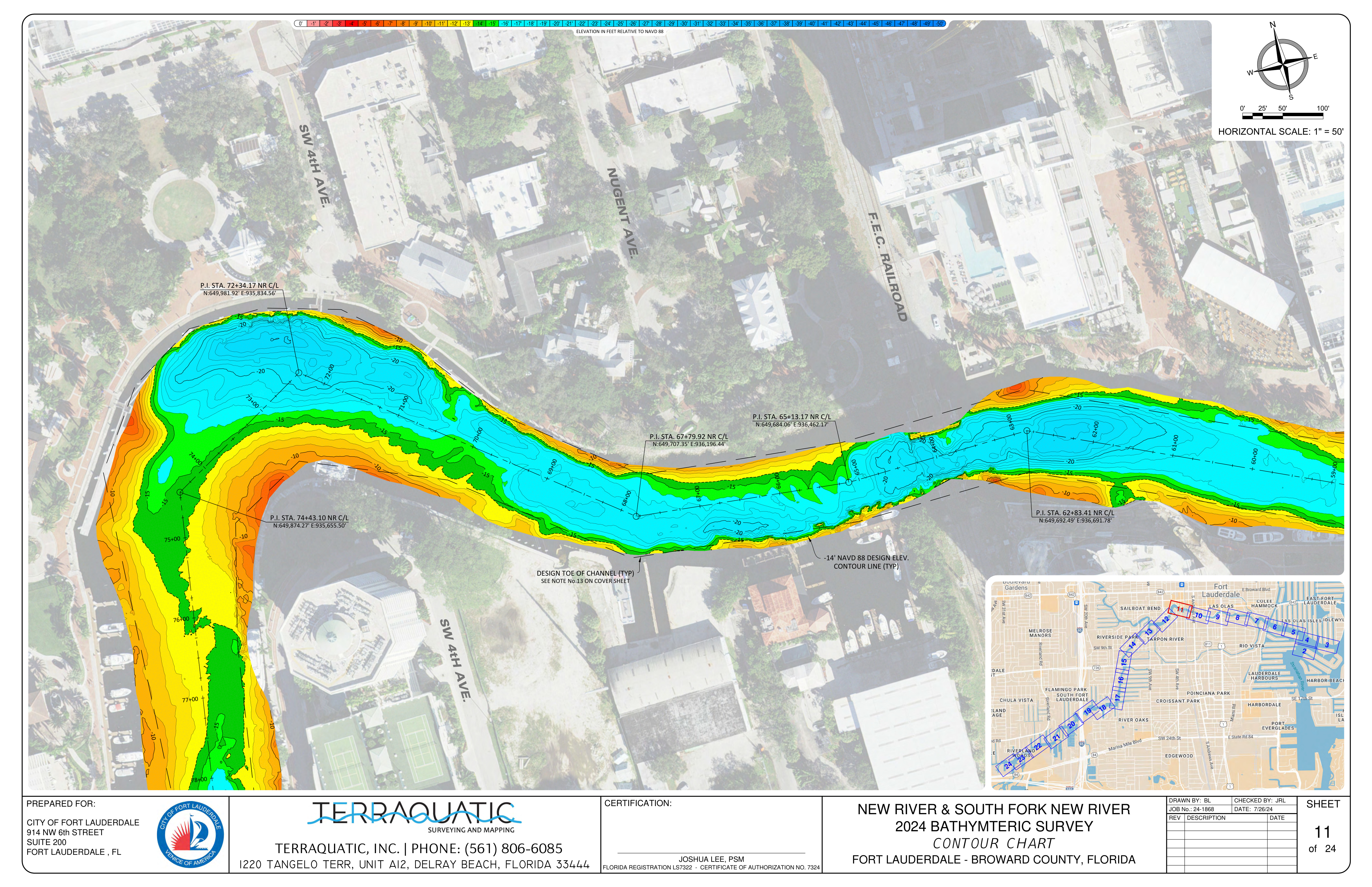 Bathymetry Sheet 11