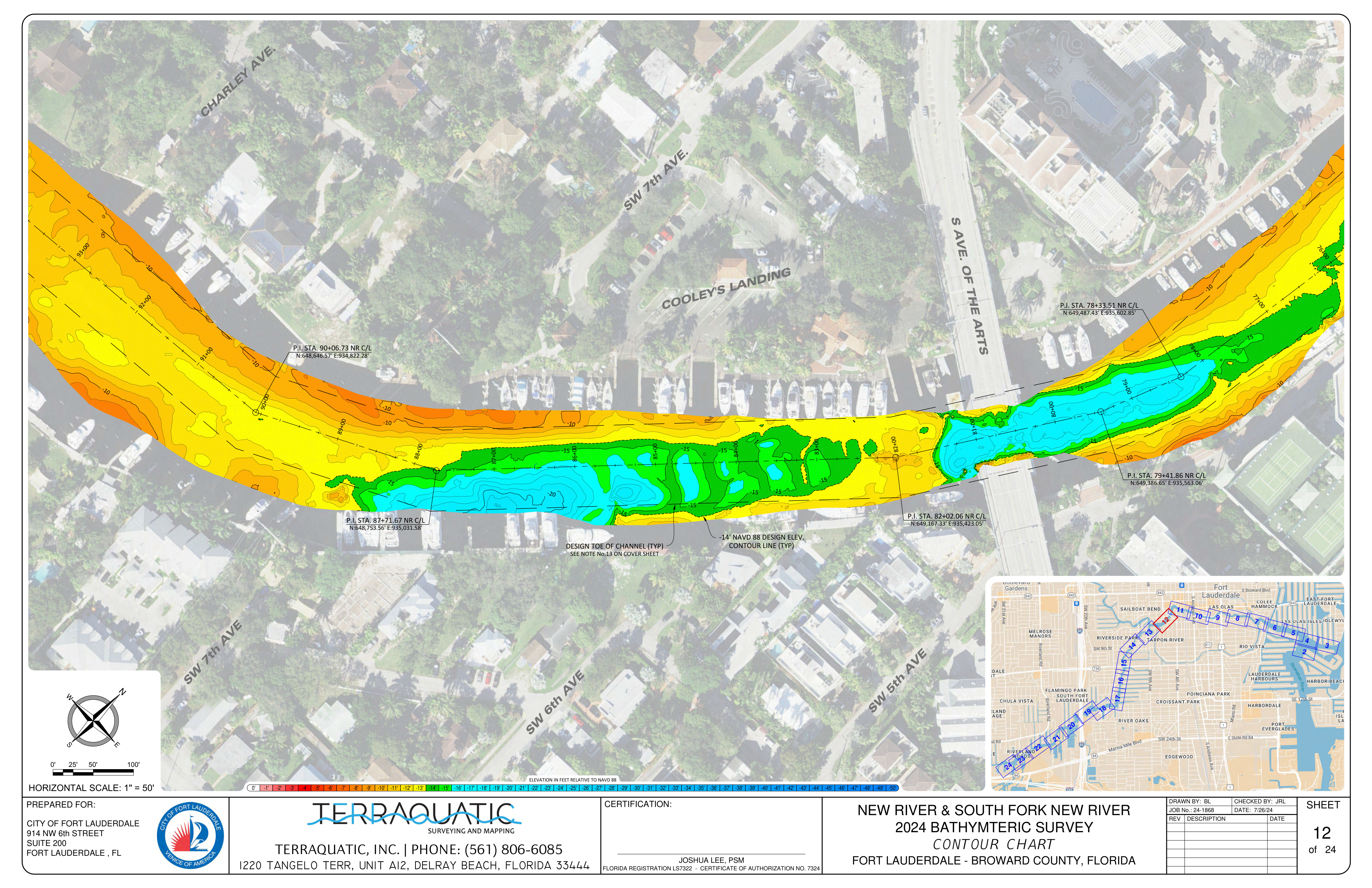 Bathymetry Sheet 12