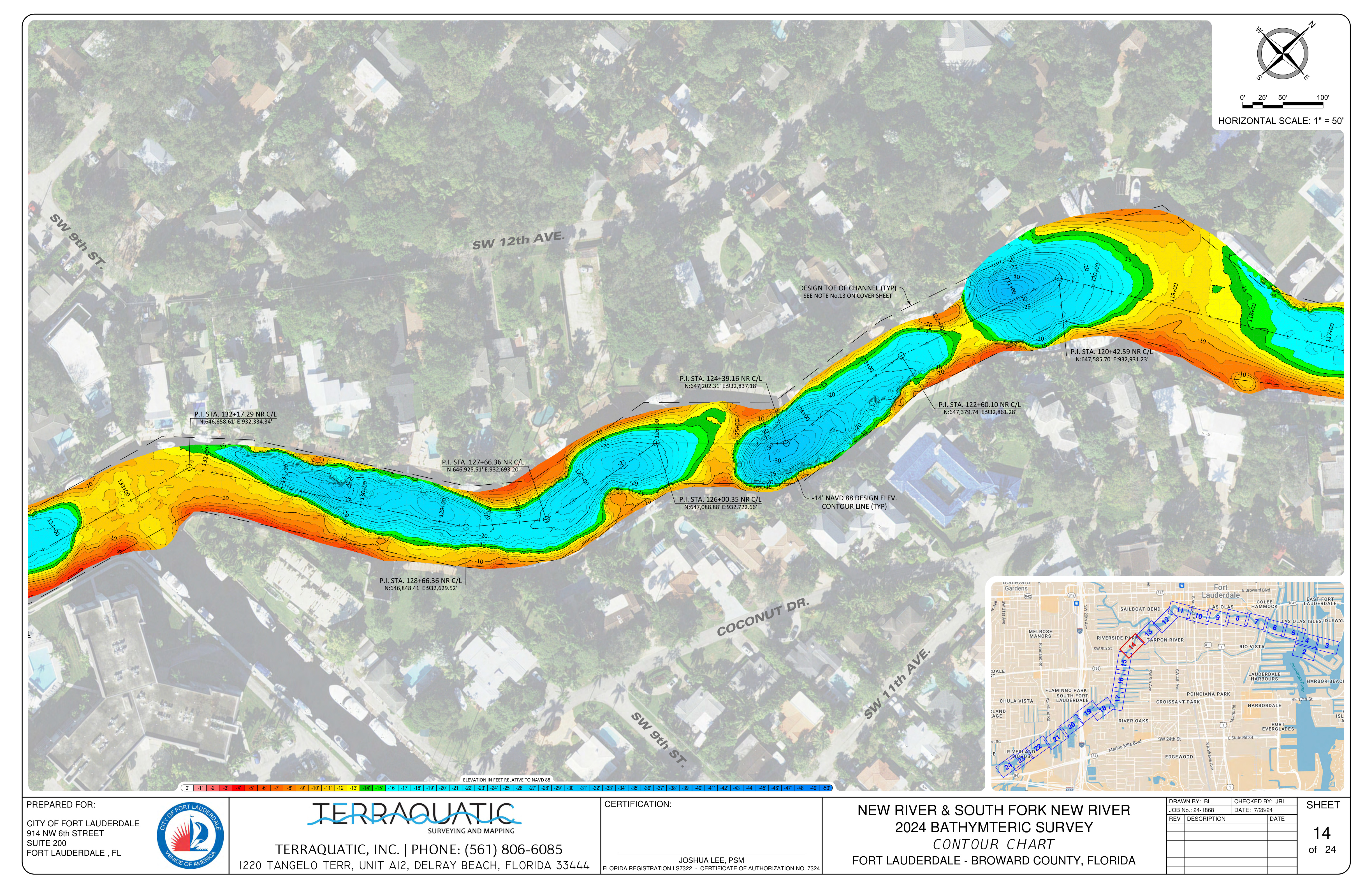 Bathymetry Sheet 14