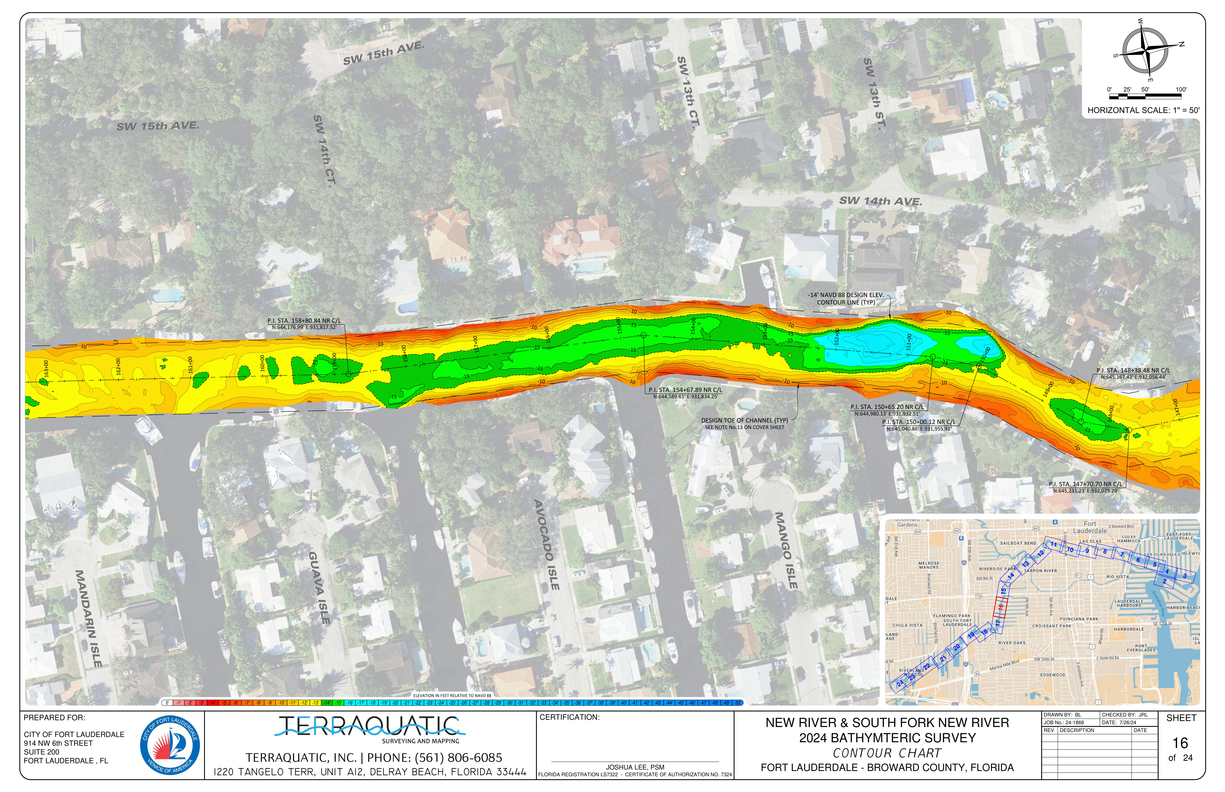 Bathymetry Sheet 16