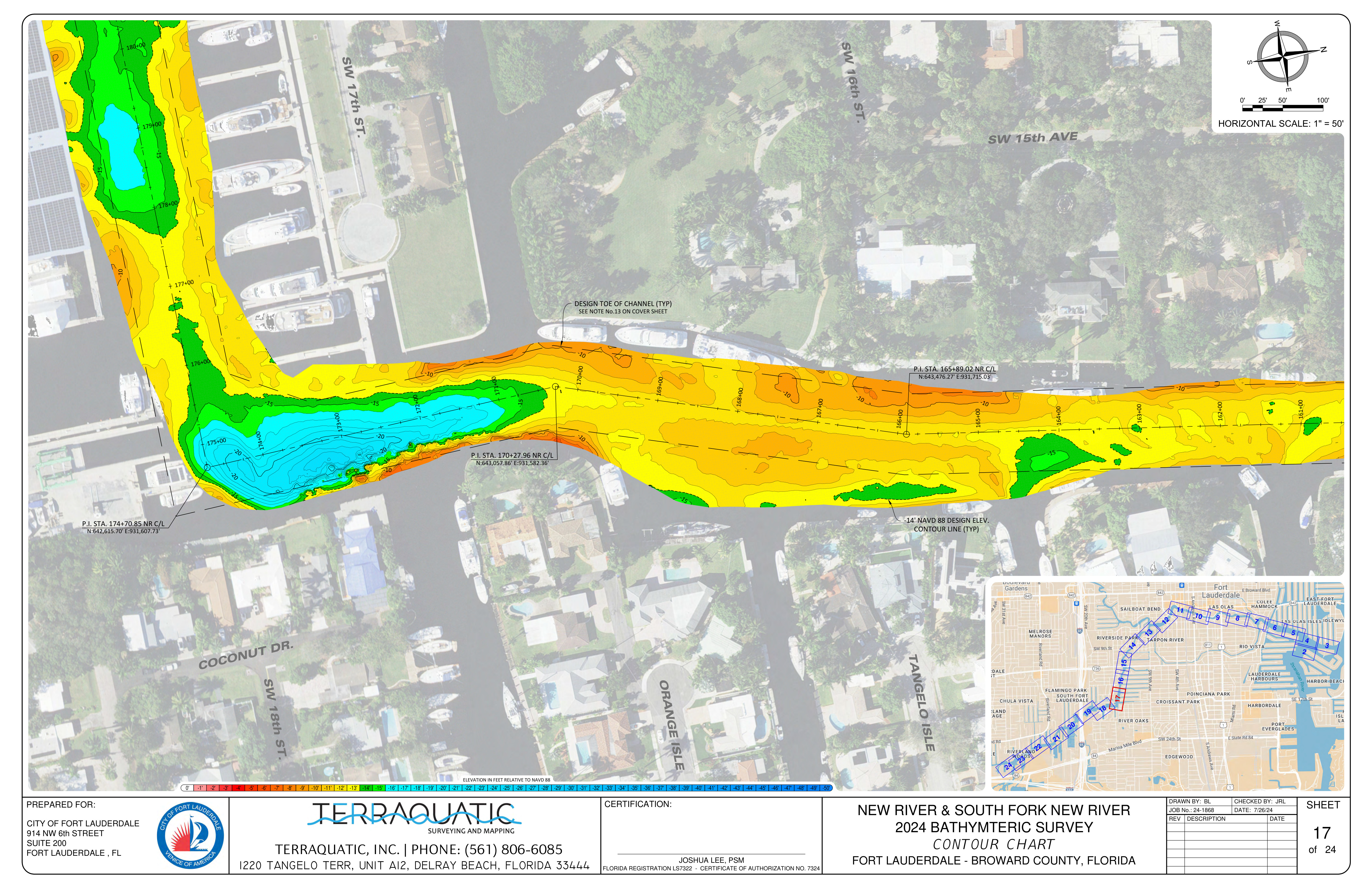 Bathymetry Sheet 17