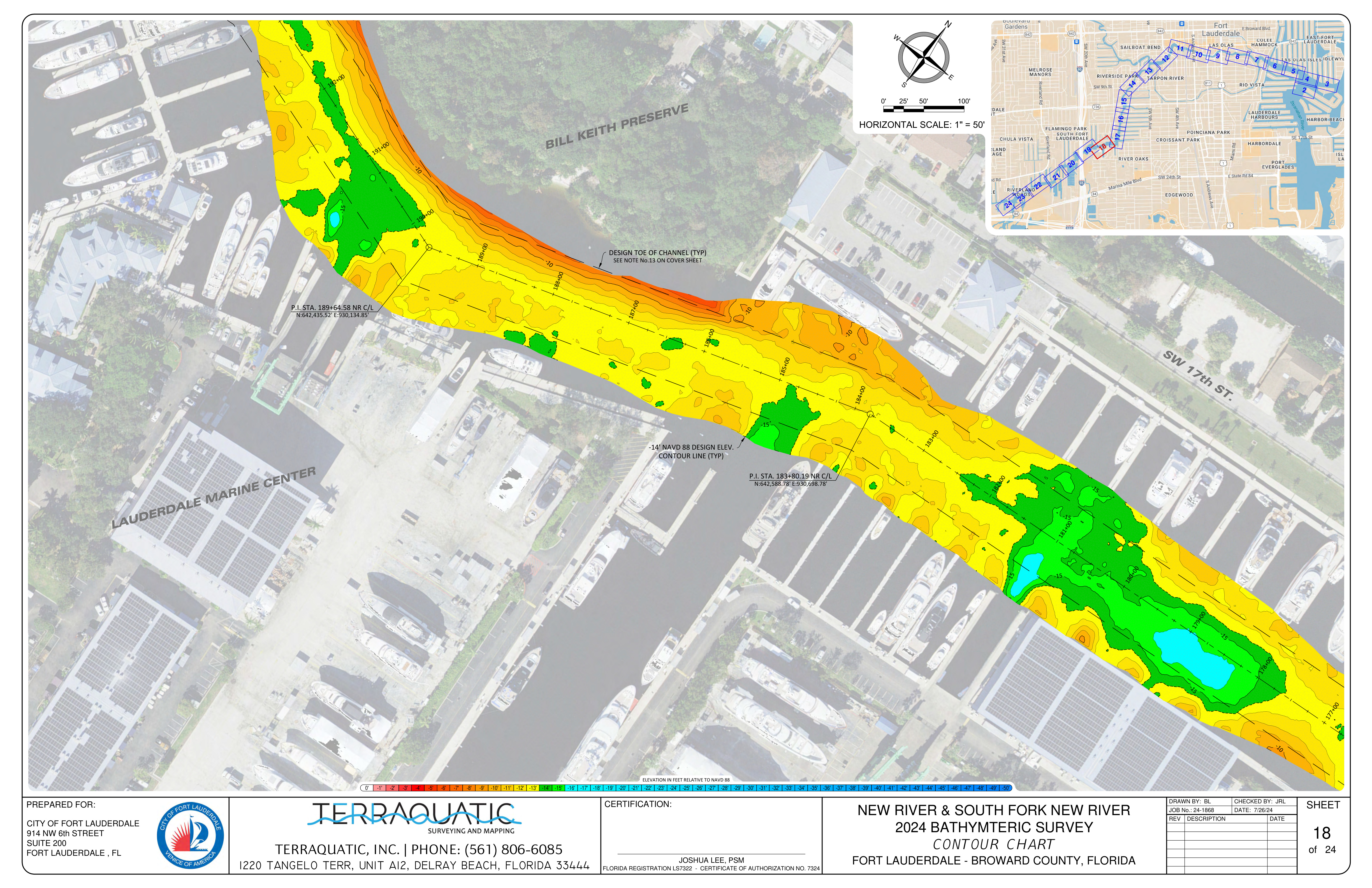 Bathymetry Sheet 18