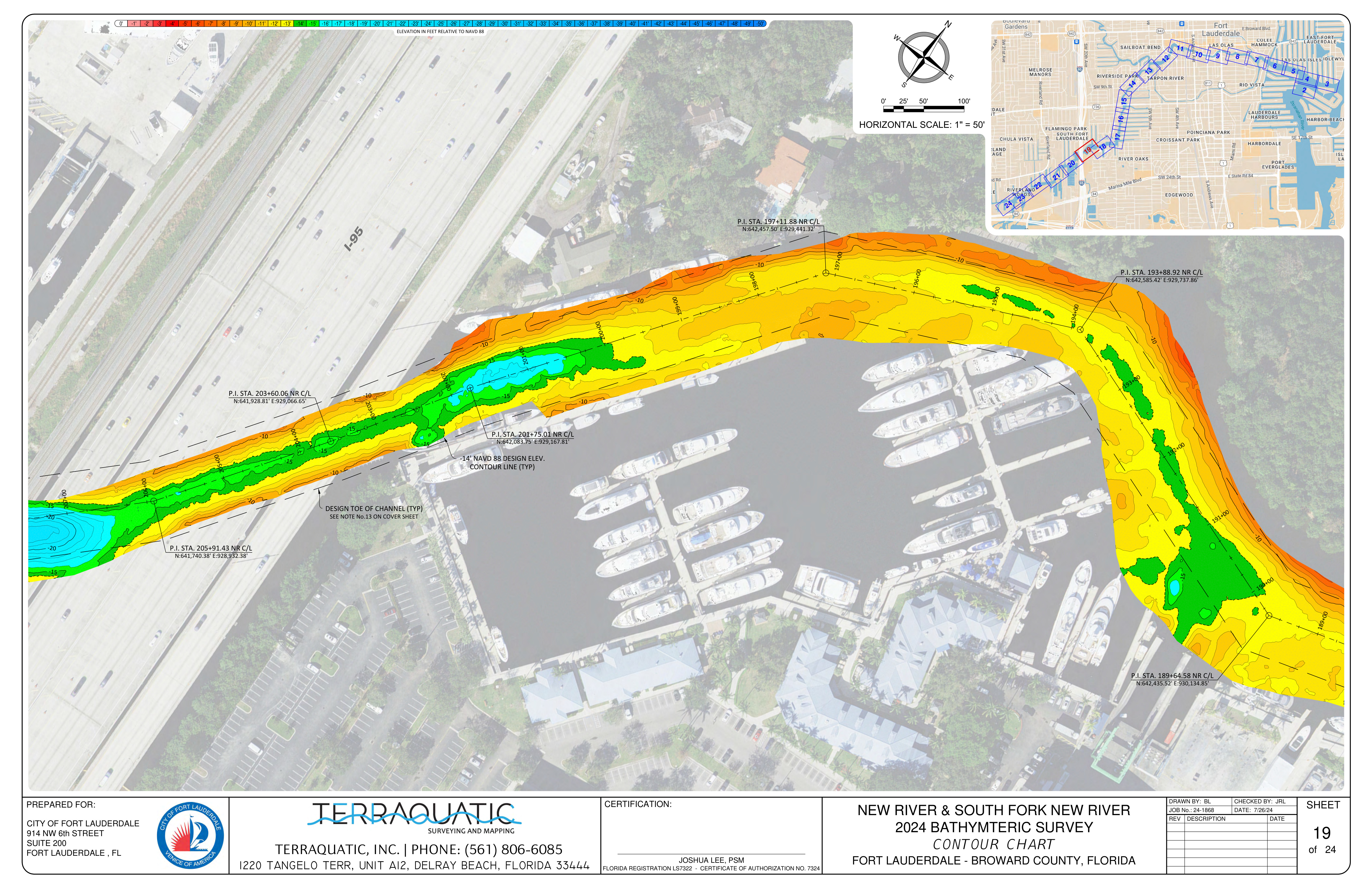 Bathymetry Sheet 19