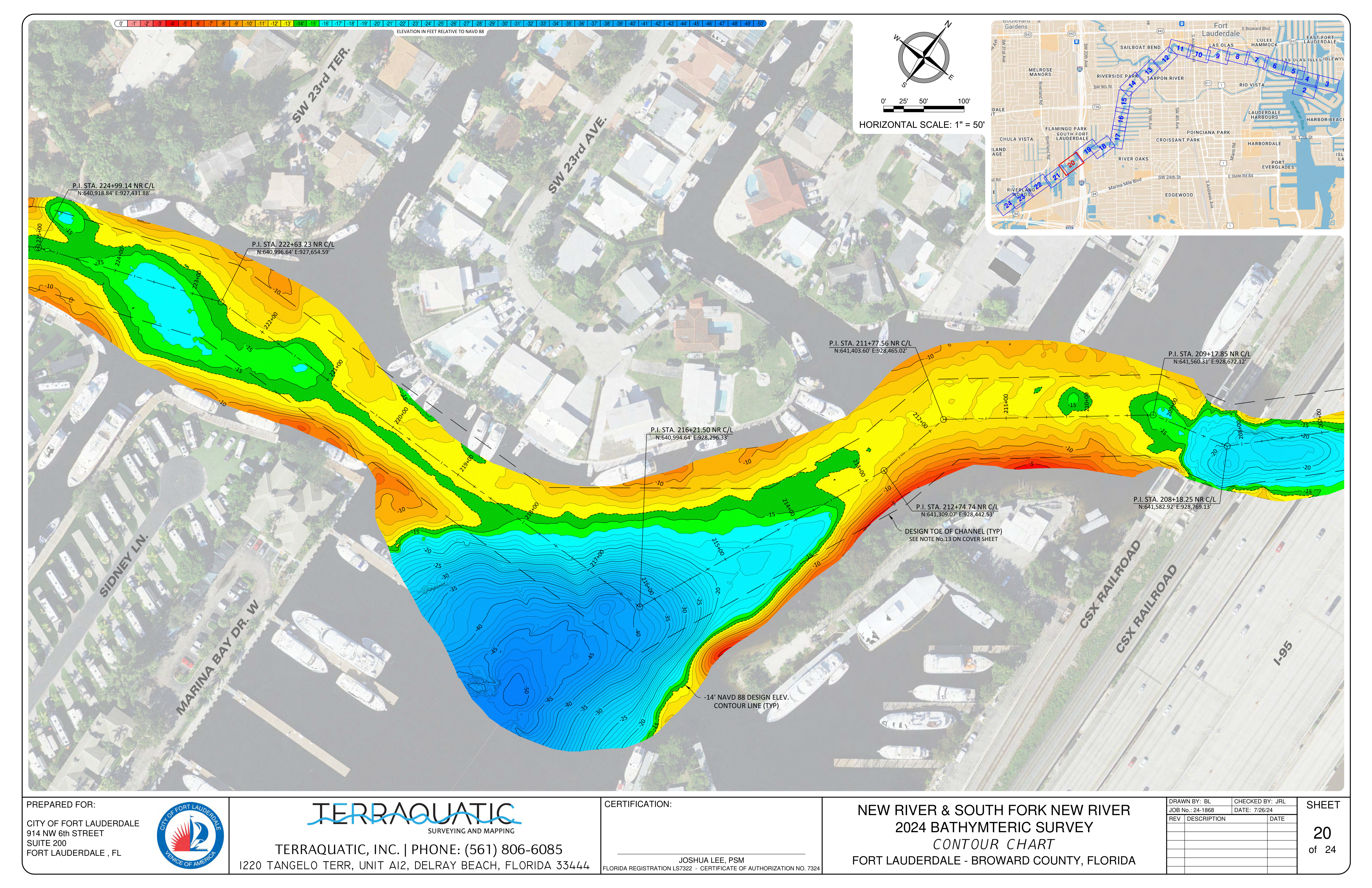 Bathymetry Sheet 20