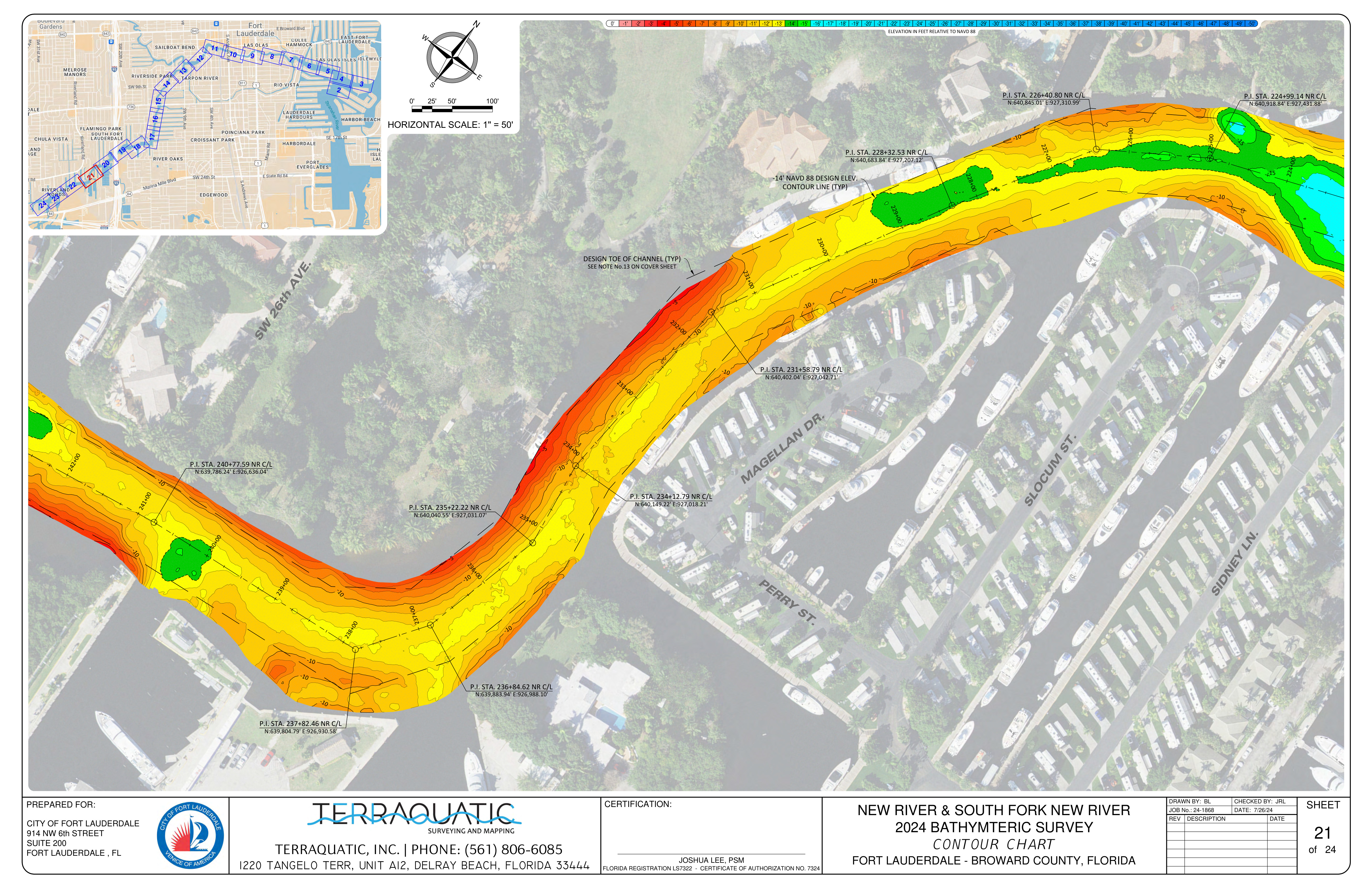 Bathymetry Sheet 21