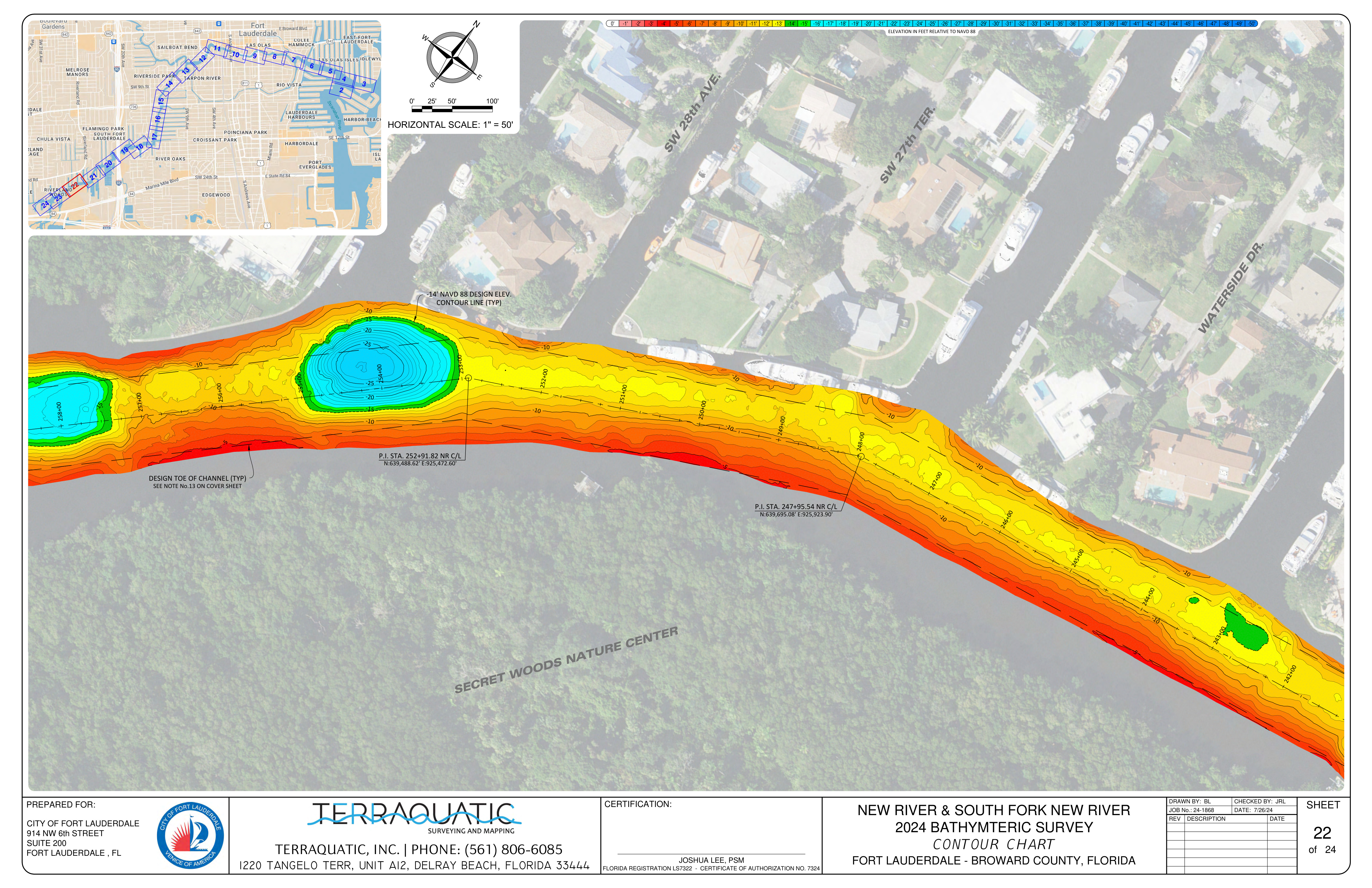Bathymetry Sheet 22