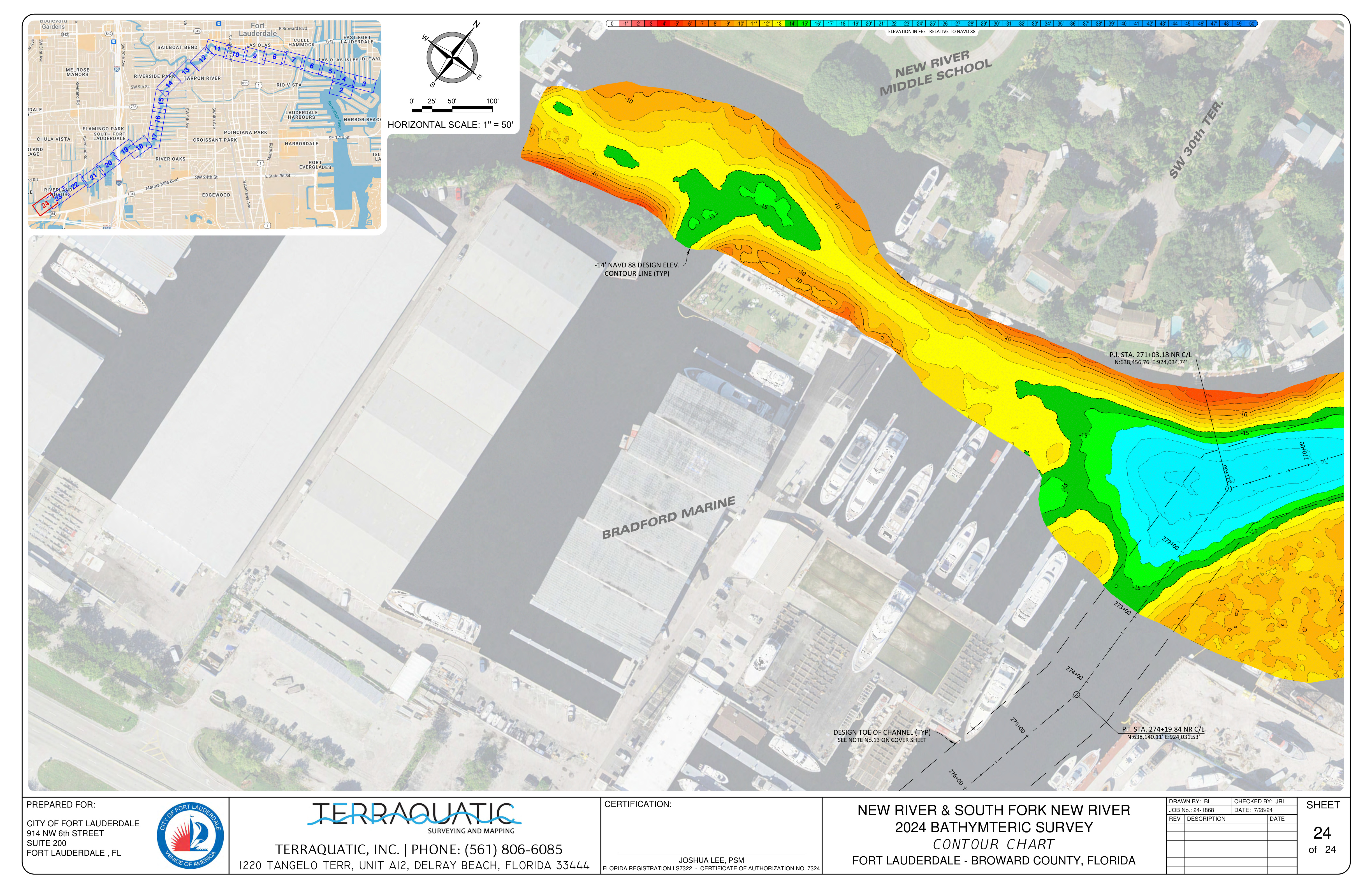 Bathymetry Sheet 24